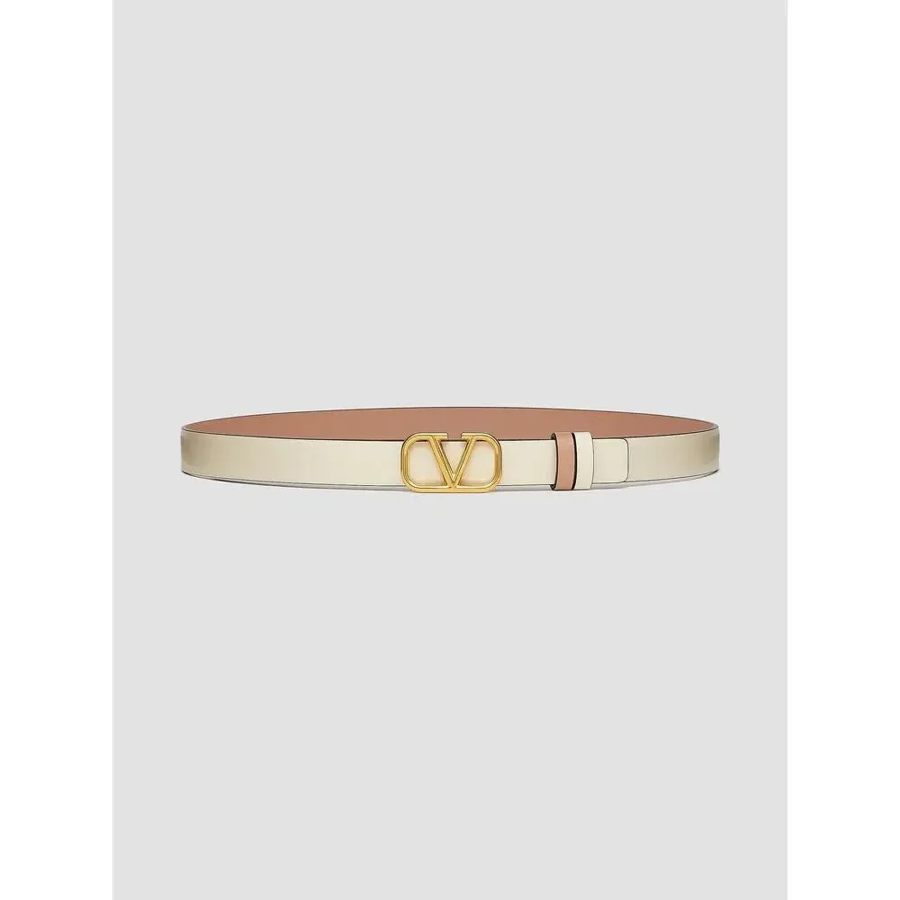 VLogo Signature Reversible Shiny Calfskin Belt - 30Mm / 1.2 In.